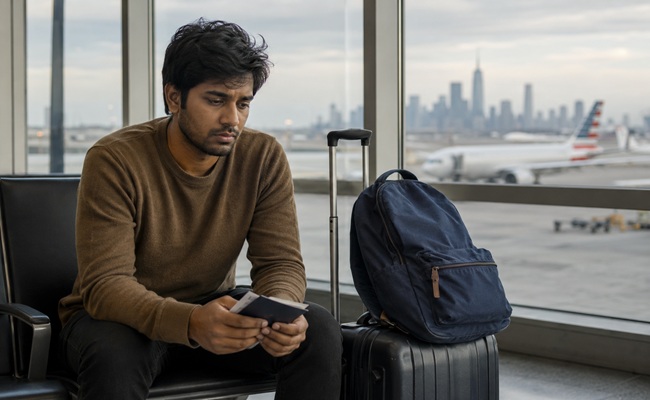 US Dream Crashes: Indian Man Returns Home Defeated