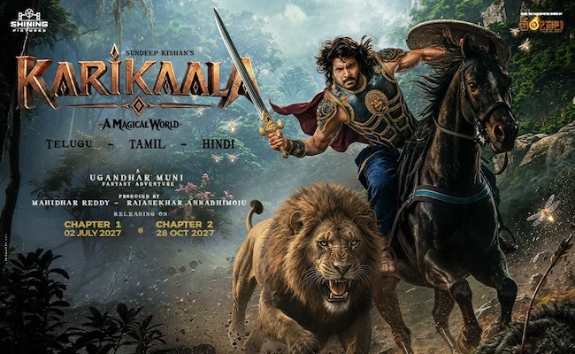 Sundeep Kishan's Socio-Fantasy Spectacle Titled Karikaala
