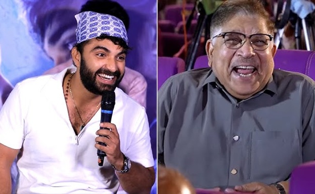 Vishwak Sen's Bold Joke On Allu Aravind's Heroine Matchmaking