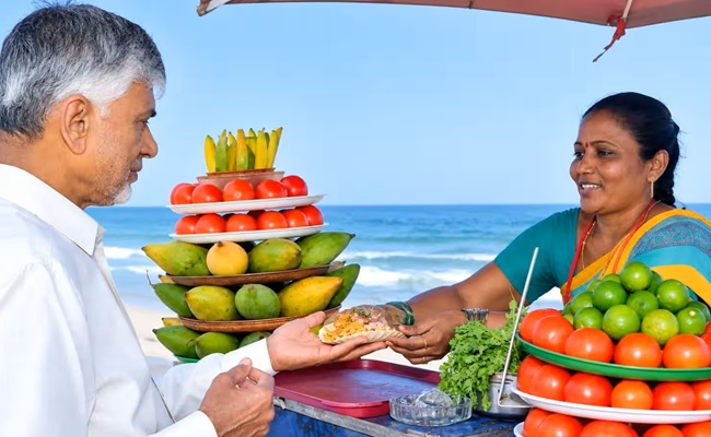 Naidu's Beachside Publicity Draws Flak!
