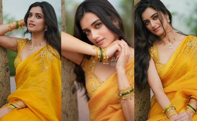 HOT: Yellow Saree Steals Spotlight