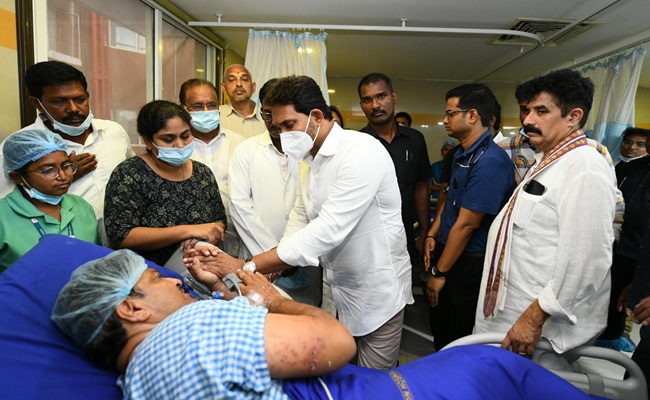 What extra did you give to VSP blast victims, Mr Lokesh?