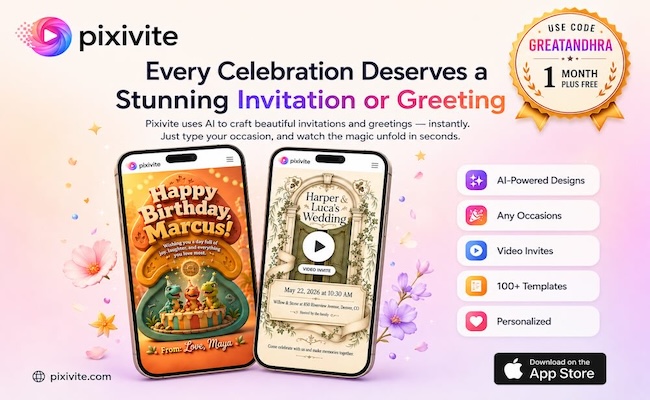 Pixivite: Create AI Invitations & Greetings