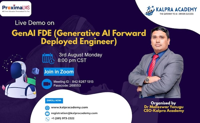Join Live Demo Become an Enterprise AI Engineer