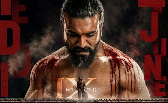 Pic Talk: Peddi Charan's Bloody, Muscular Avatar