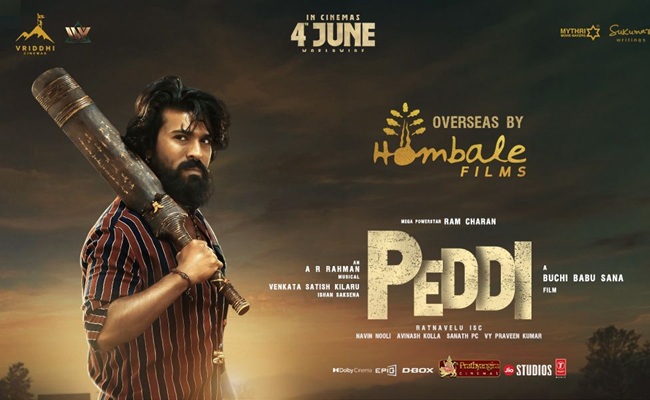 Peddi Overseas Release Gets Hombale Muscle