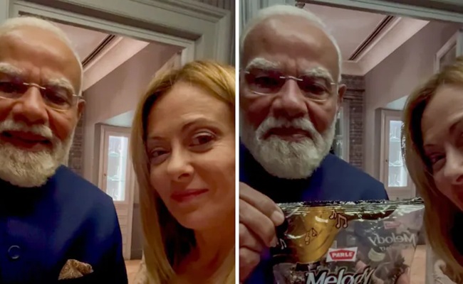 Modi Gives Parle Melody A Free Global Ad