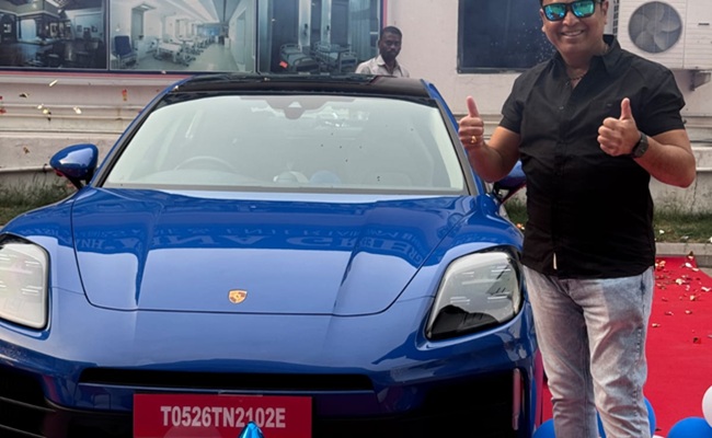 Naresh VK Creates History, Becomes First To Buy Panamera