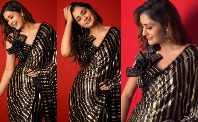 Pics: Darling Of Hearts Shines in Elegant Saree