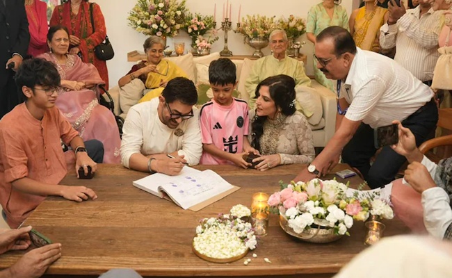 Aamir Khan Marries Gauri Spratt At His Mumbai Home