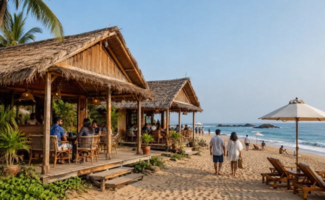 Naidu Proposes Goa-Style Beach Shacks In AP!