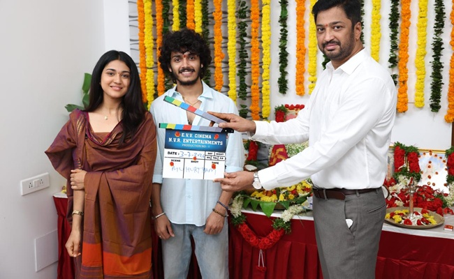 EVV Cinema Comeback Film With Harsh Roshan Begins With Pooja
